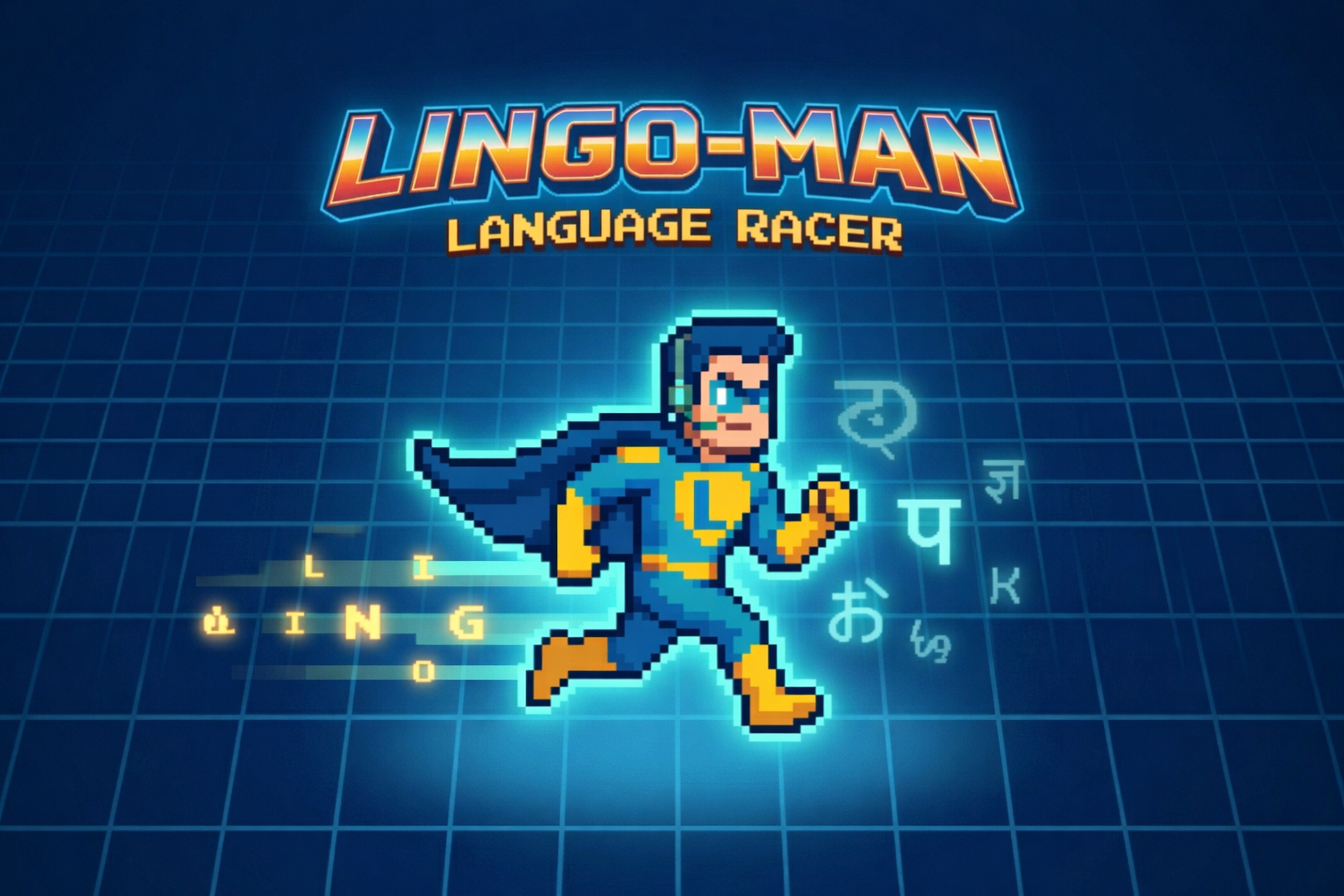 Lingo-Man start screen